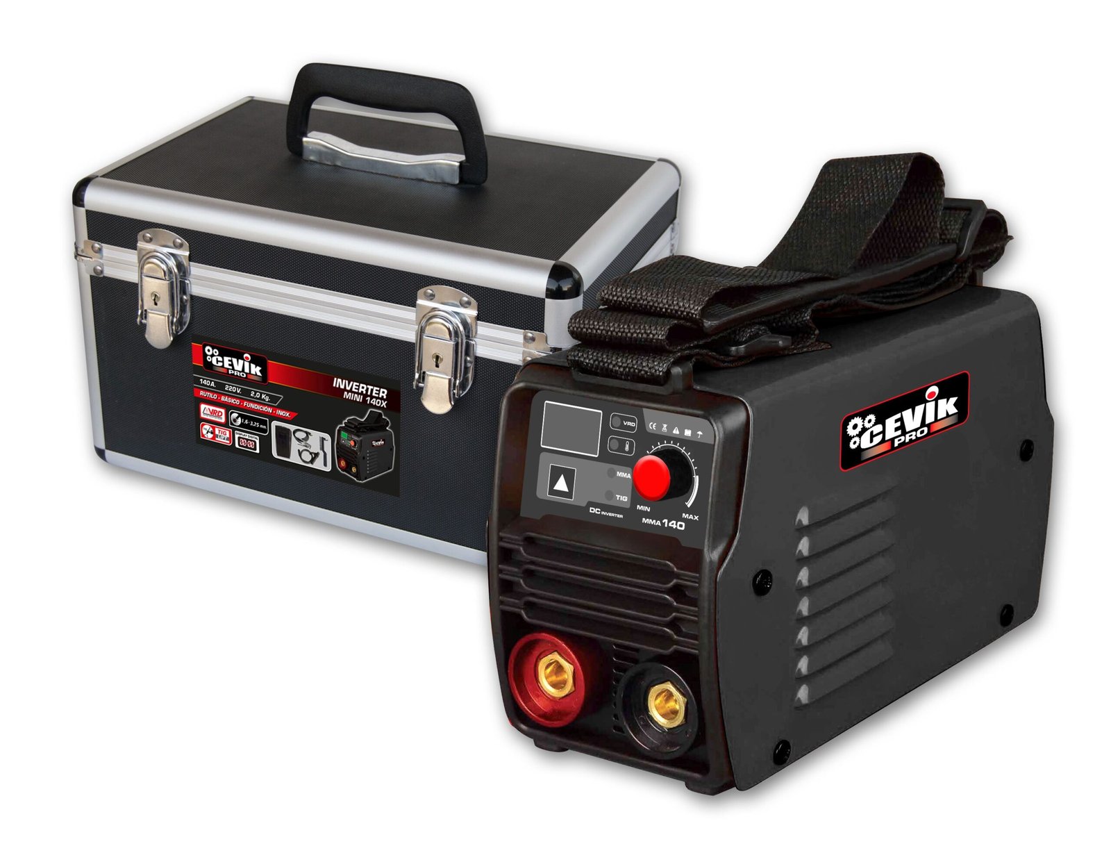 SOLDADOR INVERTER CEVIK PRO MINI 140 AMPERIOS DIGITAL CE-MINI140X