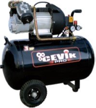 COMPRESOR CEVIK PRO 100 LITROS 3HP CABEZAL EN "V" CA-PRO100VX