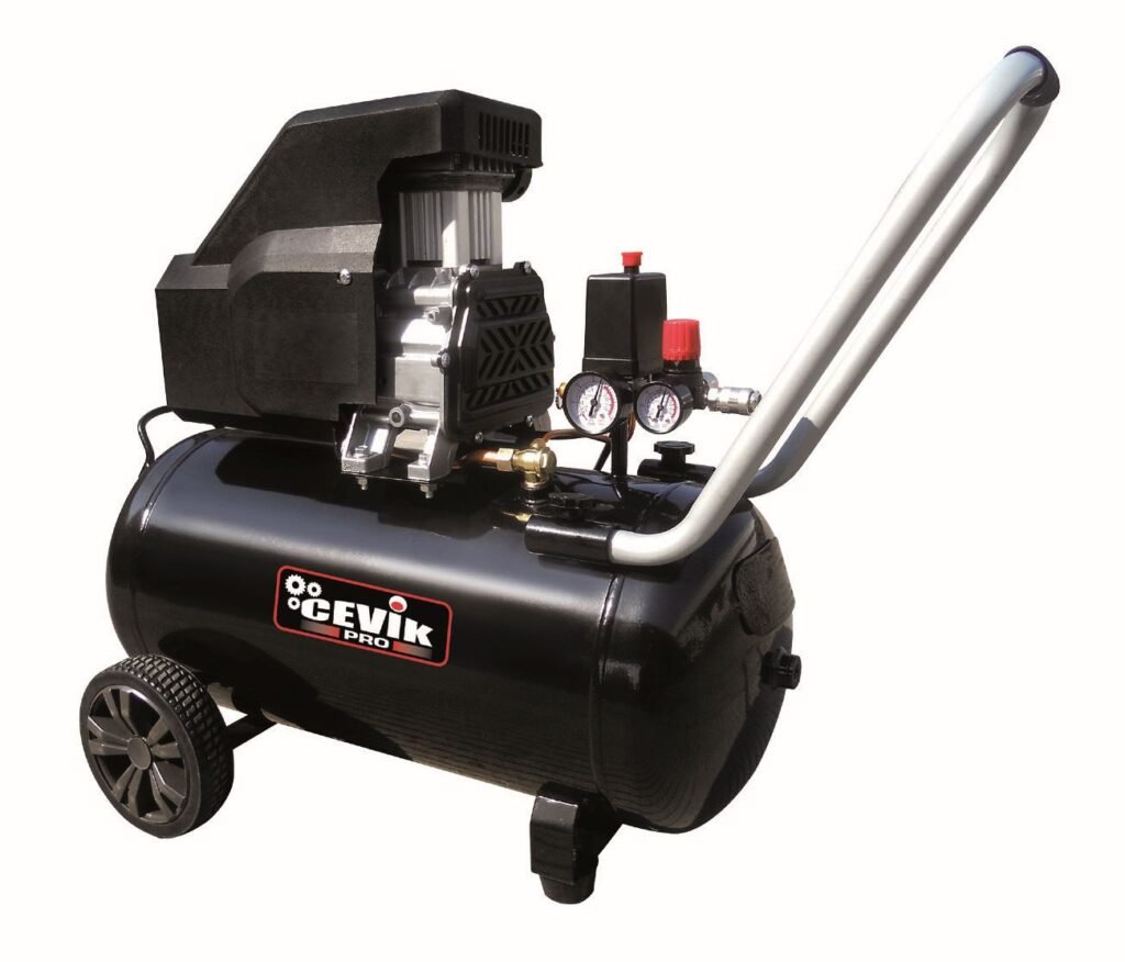 COMPRESOR MONOBLOCK CEVIK PRO 50 LITROS 2,5HP 246 LITROS/MINUTO CA-PRO51NG