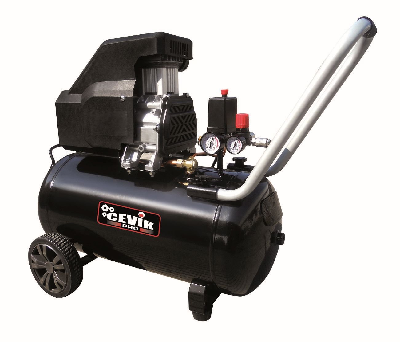COMPRESOR MONOBLOCK CEVIK PRO 50 LITROS 2,5HP 246 LITROS/MINUTO CA-PRO51NG