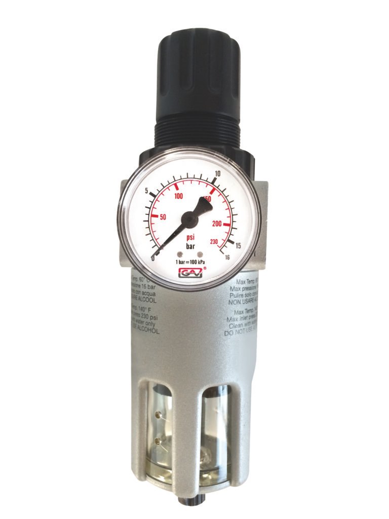 FILTRO PURIFICADOR MANOMETRO CEVIK PRO HEMBRA 3/8"Y1/2" PARA COMPRESOR CA-940/12