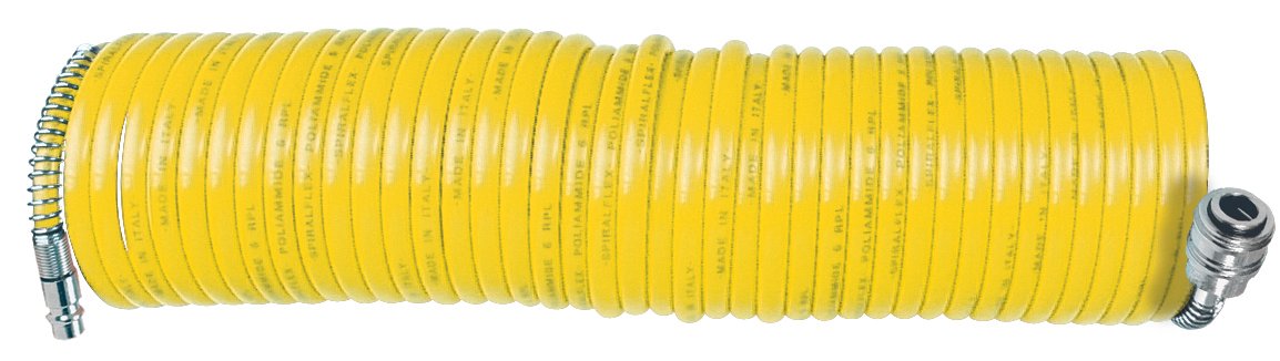 MANGUERA ESPIRAL CEVIK PRO RILSAN CON ENCHUFE RAPIDO 10 METROS DIAMETRO 6X8MM CA-SRU10-8