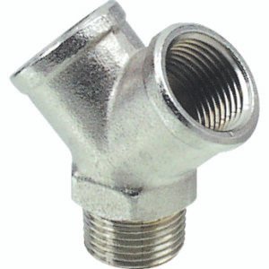 RACOR Y CEVIK PRO 3 VIAS MACHO 1/4" 2 HEMBRAS 1/4" CA-485