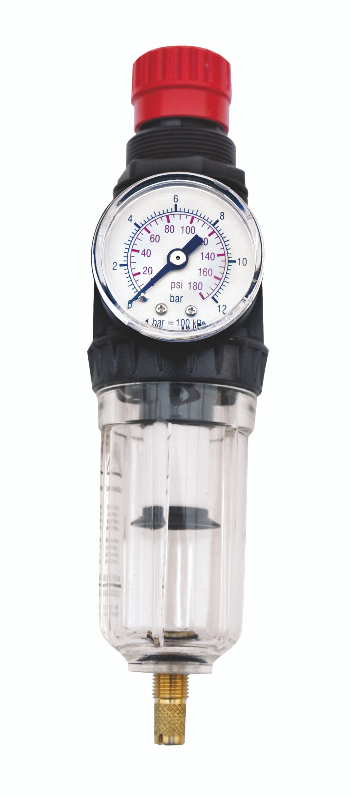 FILTRO REGULADOR CEVIK PRO CON MANOMETRO 1/4" PARA COMPRESOR CA-922