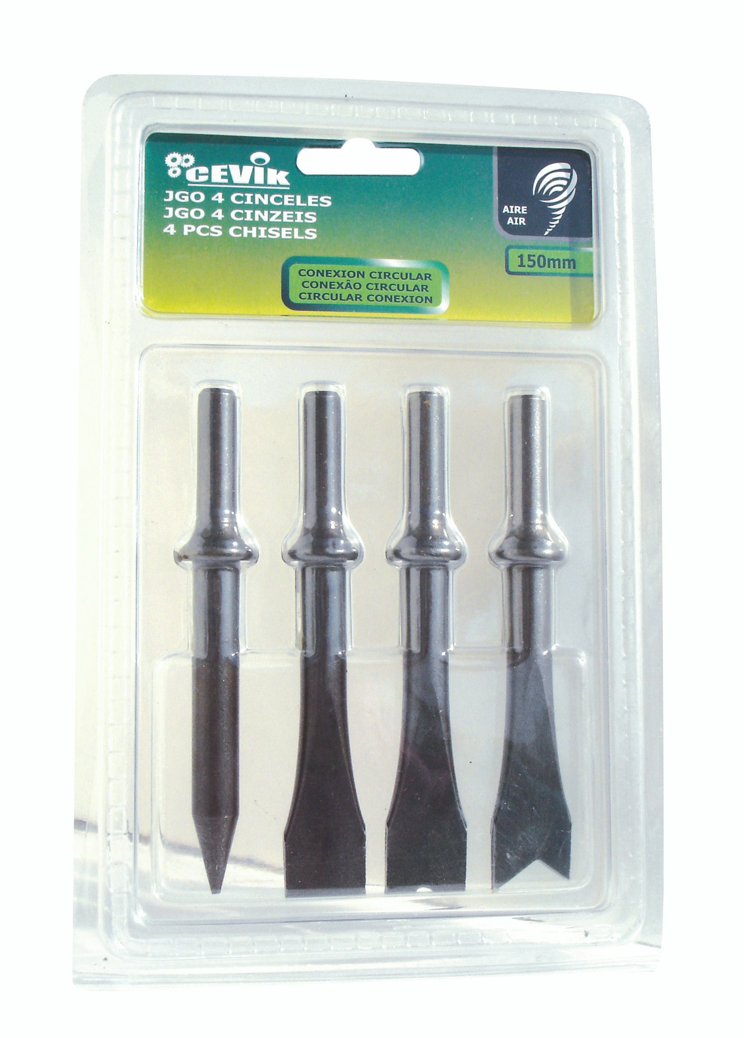 KIT 4 CINCELES CEVIK PRO NE-KN6B