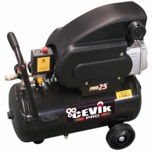 COMPRESOR MONOBLOCK CEVIK PRO 24 LITROS 2HP 195 LITROS/MINUTO CA-PRO25