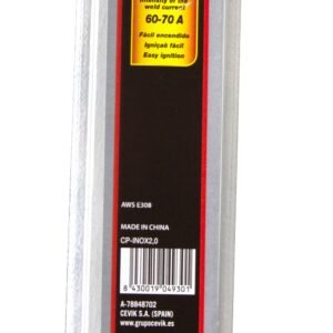 BLISTER 10 ELECTRODOS ALUMINIO CEVIK PRO 2.5MM