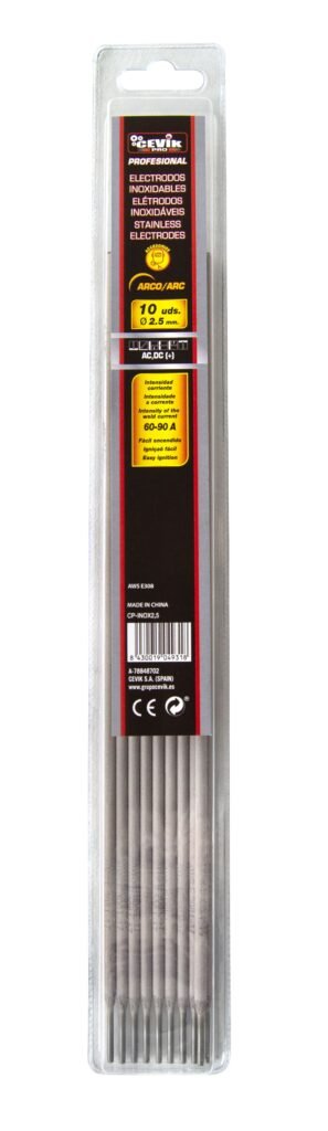 BLISTER 10 ELECTRODOS INOX CEVIK PRO 2.5MM