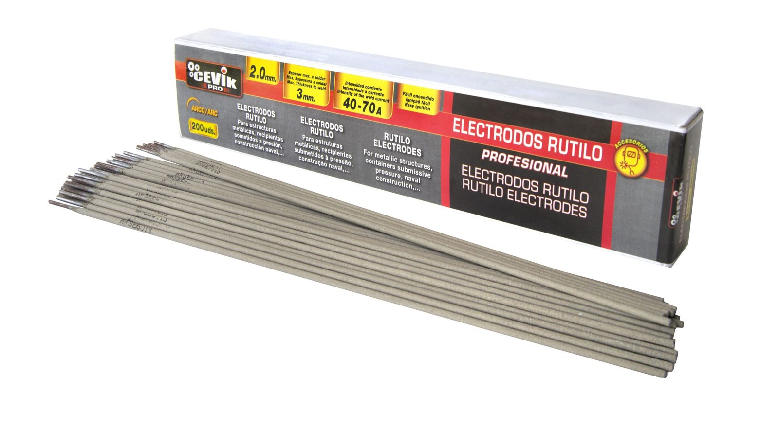 CAJA 200 ELECTRODOS RUTILO CEVIK PRO 2MM