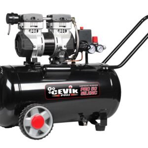 COMPRESOR SILENCIOSO CEVIK PRO SIN ACEITE 50 LITROS 1,5HP CA-PRO50SILENC