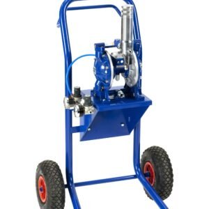 BOMBA NEUMATICA CEVIK PRO DOBLE MENBRANA 48 LITROS/MINUTO CON CARRO BT-214802