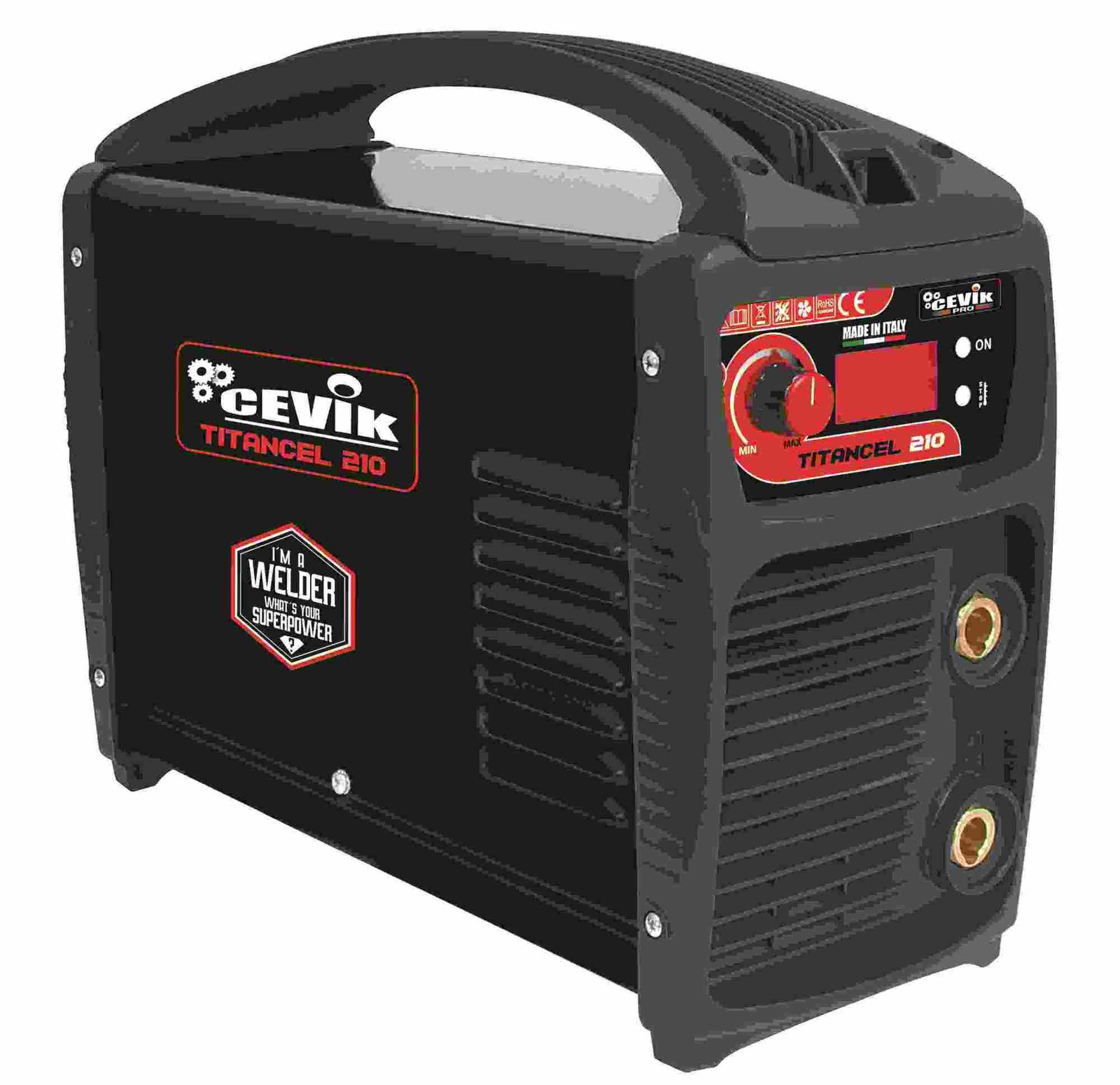 SOLDADOR INVERTER CEVIK PRO CELULSICO MMA 200 AMPERIOS CE-TITANCEL210