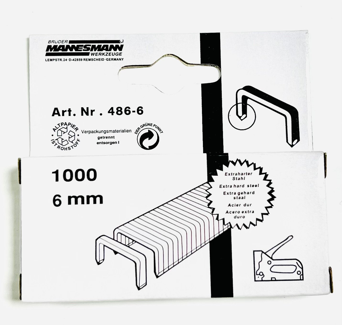 GRAPAS CEVIK PRO 6 MM 1000 UNIDADES CE-486-06