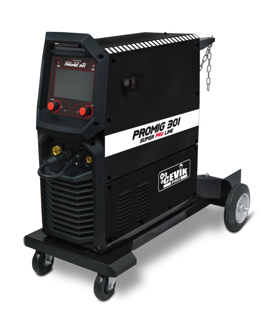 SOLDADOR INVERTER CEVIK PRO MIG/TIG/MMA 300 AMPERIOS 380V LCD CE-PROMIG301