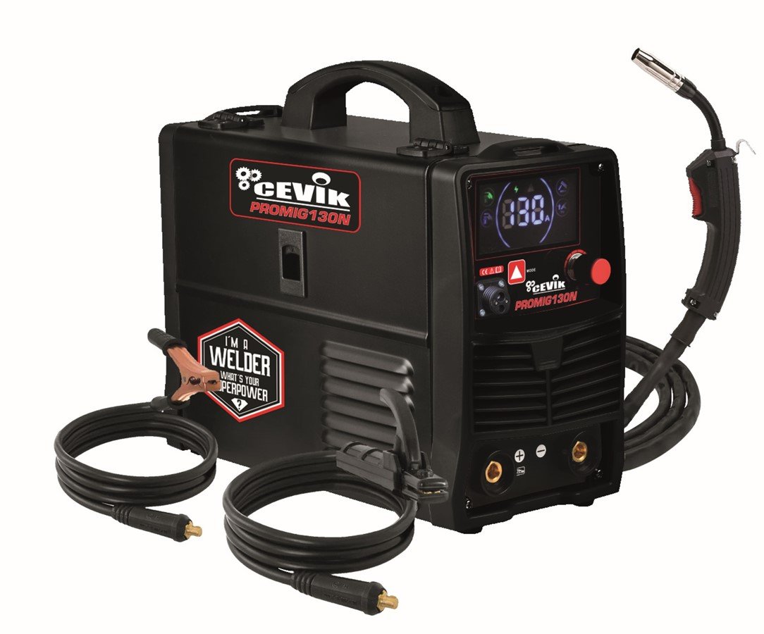 SOLDADOR INVERTER CEVIK PRO 3EN1 HILO S/GAS-TIG-MMA 130 AMPERIOS CE-PROMIG130N