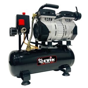 COMPRESOR SILENCIOSO CEVIK PRO 6 LITROS 0,75HP CA-CS6