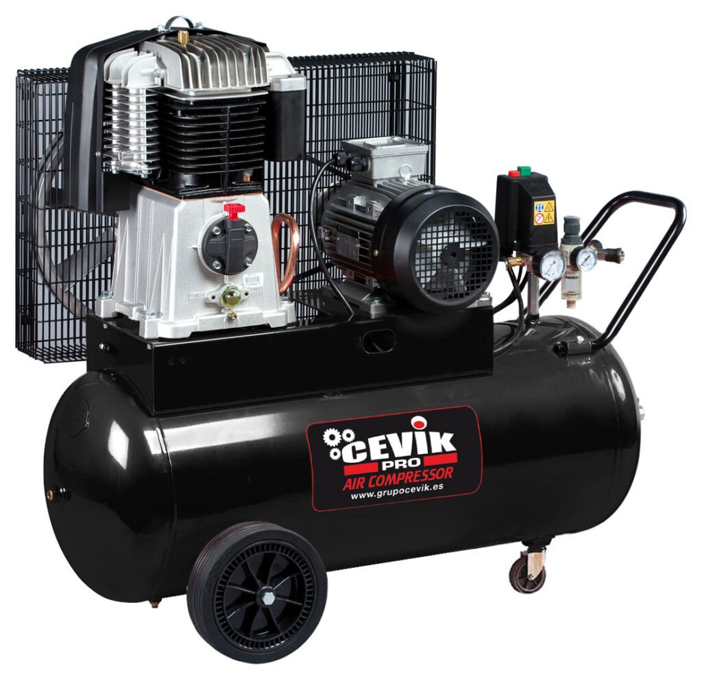 COMPRESOR CORREA 11BAR 90L 5.5 400V CEVIK PRO CA-PRO90-5.5TF