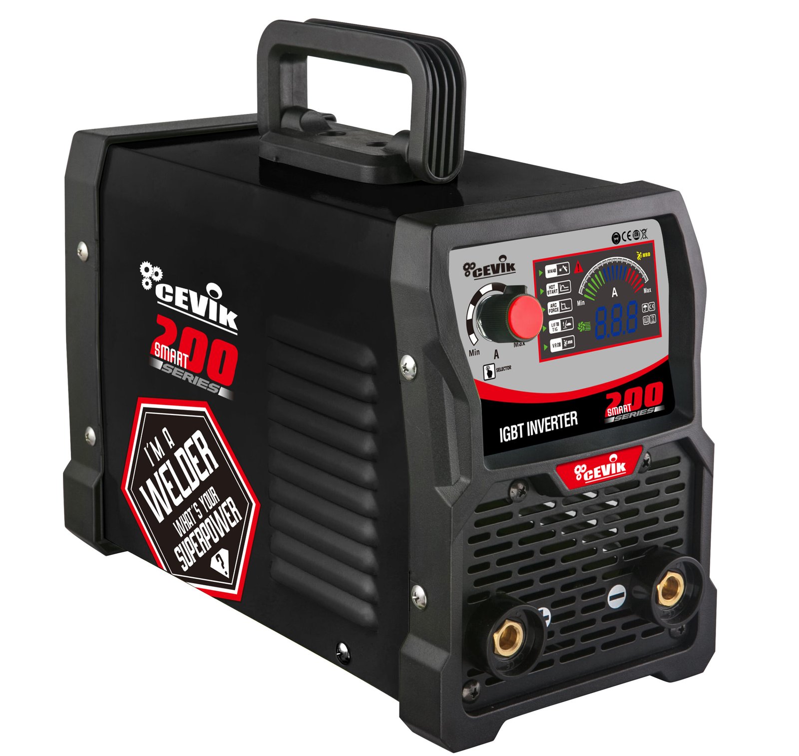 SOLD.INVERTER MMA 200A LED CEVIK CE-SMART200